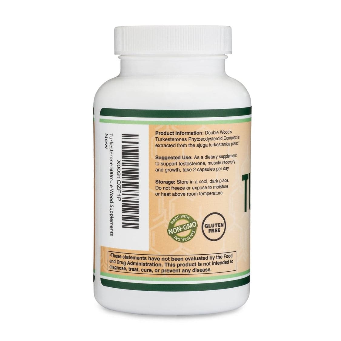Double Wood - TURK 500, Turkesterone 120 капсул