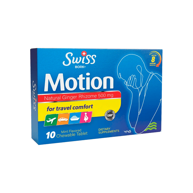 Swiss Bork - Motion, 10 жевательных таблеток уменьшает тошноту  помогает при токсикозе