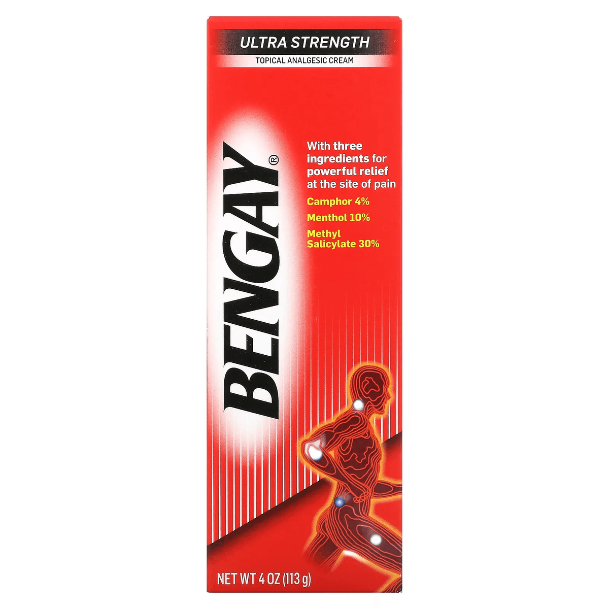Bengay, крем для местного обезболивания, сверхсильный, 113 г