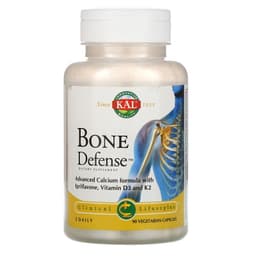 KAL, Bone Defense,(Комплекс для костей ) 90 Vegetarian Capsules