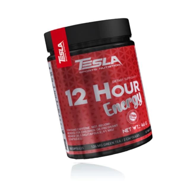 Tesla Sports Nutrition - Энергия на 12 часов, 60 капсул