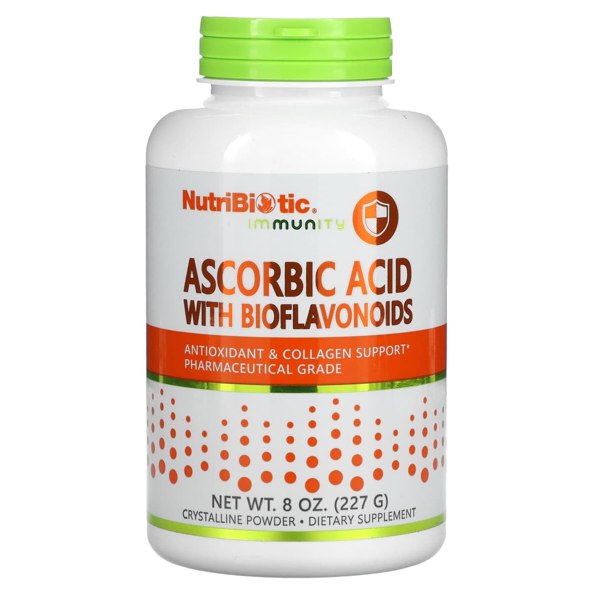 NutriBiotic, Immunity, аскорбиновая кислота с биофлавоноидами, кристаллический порошок, 227 г