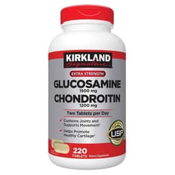 Kirkland Signature Extra Strength Glucosamine 1500 мг / Chondroitin 1200 мг Sulfate - 280 таблеток