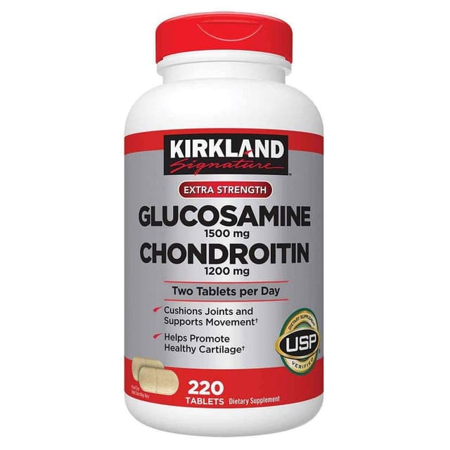 Kirkland Signature Extra Strength Glucosamine 1500 мг / Chondroitin 1200 мг Sulfate - 280 таблеток