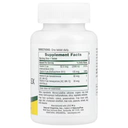 NaturesPlus, Комплекс витаминов D3 и витамина К, 90 таблеток