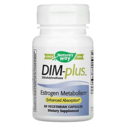 Nature's Way, DIM-Plus, Метаболизм эстрогенов, 60 вегетарианских капсул