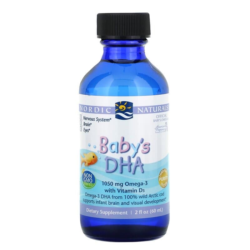 Nordic Naturals, омега 3 с витамином D3 для детей, 1050 мг, 60 мл
