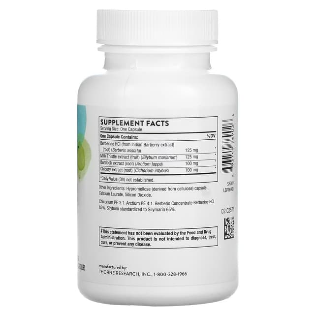 Thorne, Очищение печени, 60 капсул