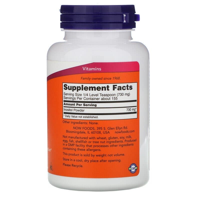 Now Foods, Инозитол в порошке, (113 г)