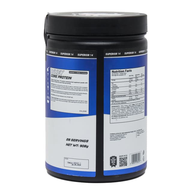 Сывороточный протеин, WHEY CORE PROTEIN, Superior 14, 908 гр со вкусом печенья