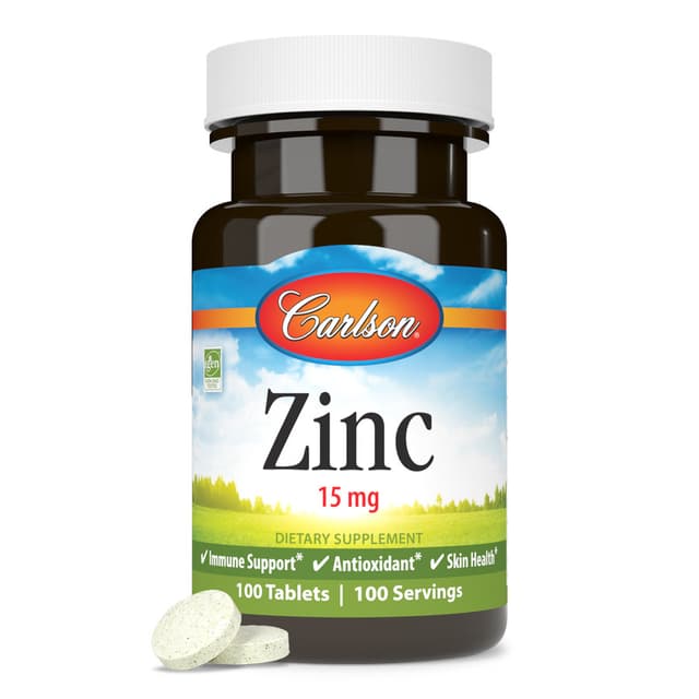 Carlson Labs Цинк 15 мг, 100 таблеток