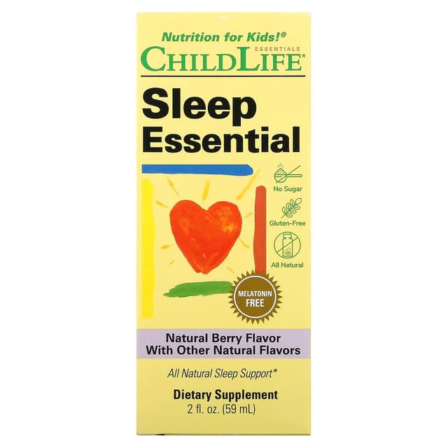 ChildLife Essentials, Sleep Essential, натуральные ягоды, здоровый сон для детей 59 мл