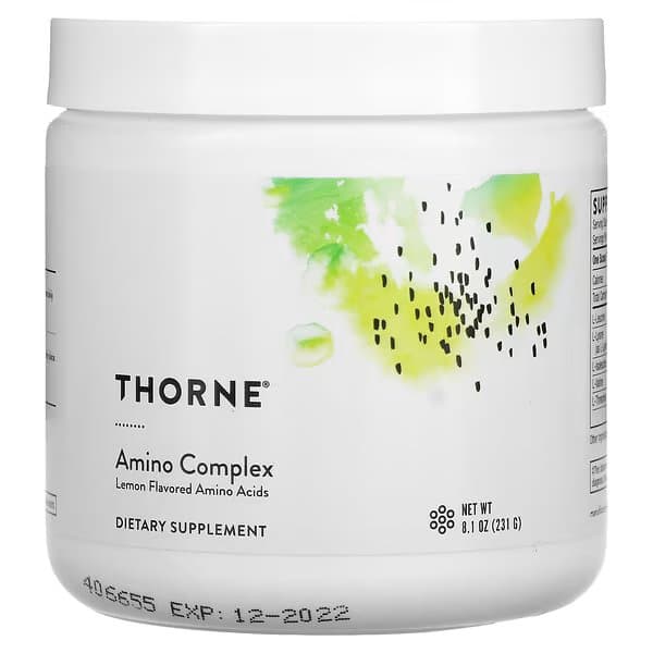 Thorne Research, аминокислотный комплекс, лимон, 231 г