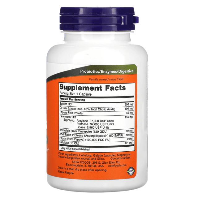 NOW Foods, Super enzymes суперферменты, 90 капсул