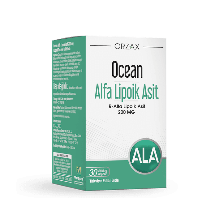 Orzax Ocean alpha lipoic acid, 200 мг