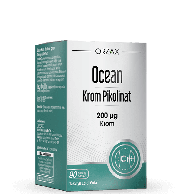Orzax Ocean chromium picolinate, 200 мг, 90 капсул