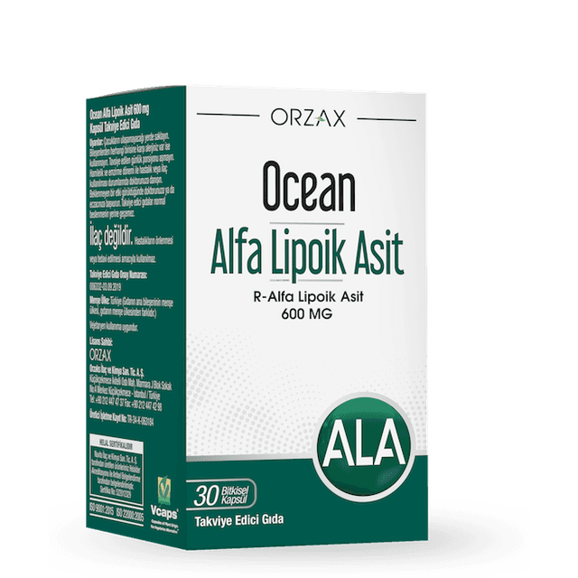 Orzax Ocean alpha lipoic acid, 600 мг