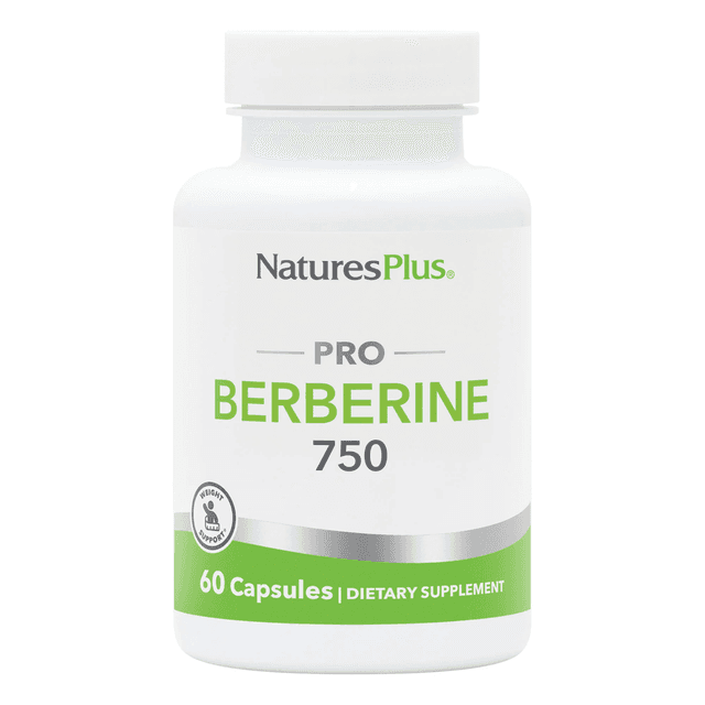 Nature’s Plus PRO Berberine, Берберин 750 мг, 60 капсул