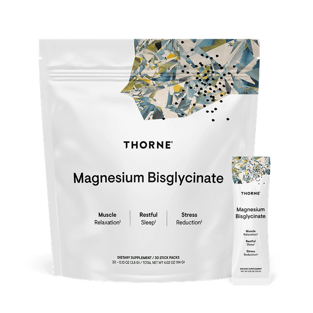 Thorne Research Magnesium Bisglycinate - Биглицинат магния - Порошковая формула магния - Поддерживает спокойный сон, расслабление мышц, 30 порций - 4 унции