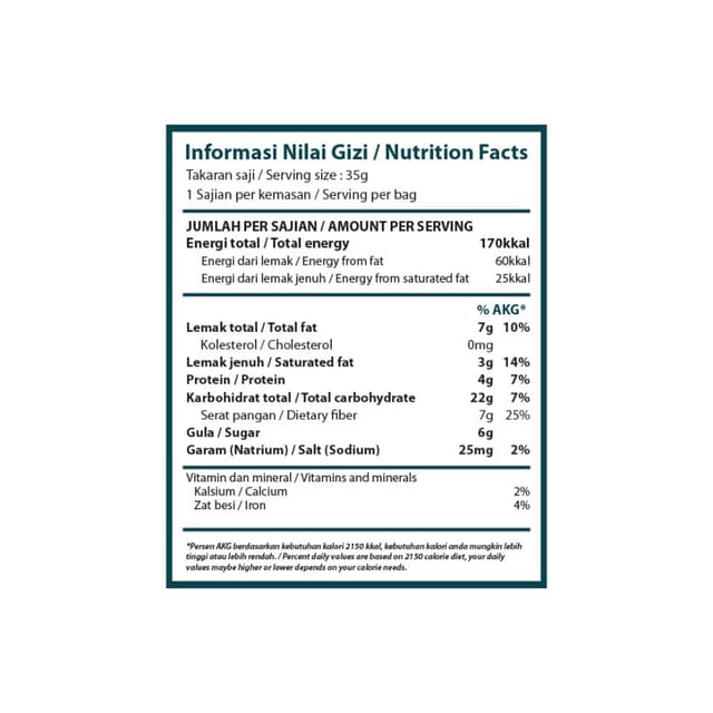 Hundred Seeds Granobar - Батончик гранолы - Финики, миндаль и семена Чиа