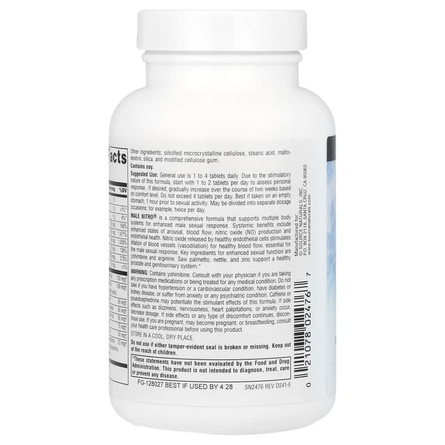 Source Naturals, Male Nitro, 60 таблеток