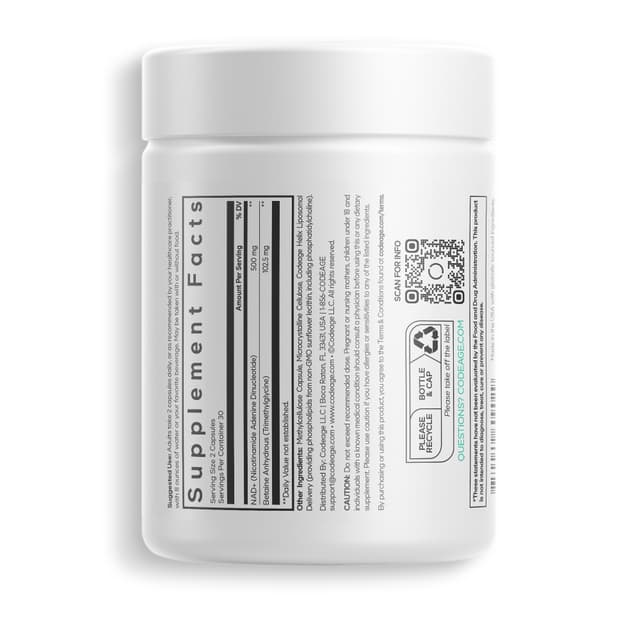 Codeage, Eternal, липосомальный НАД +, 60 капсул