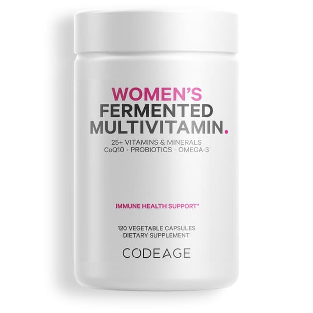 Codeage, ферментированные мультивитамины для женщин, 120 капсул