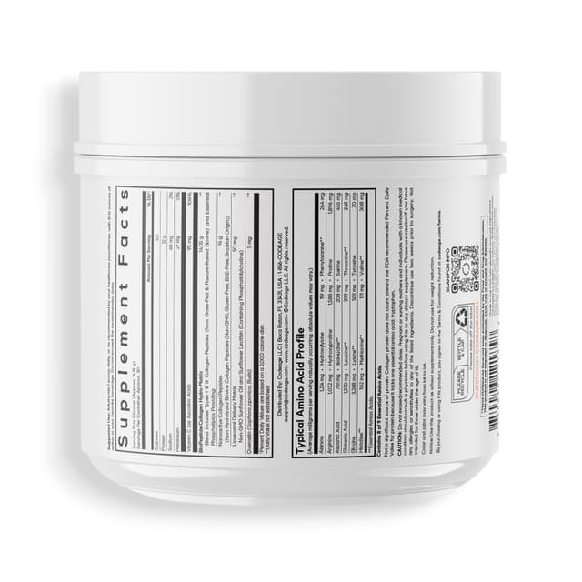 Codeage, Липосомальные пептиды коллагена + порошок, без добавок, 424,5 г