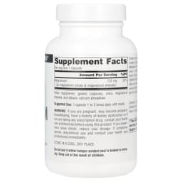 Source Naturals, Цитрат магния, 133 мг, 90 капсул