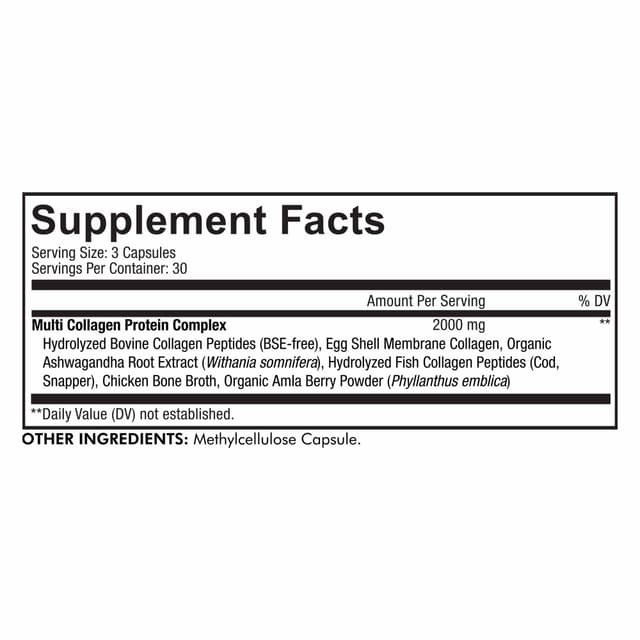 Codeage, мультиколлагеновый комплекс, 90 капсул