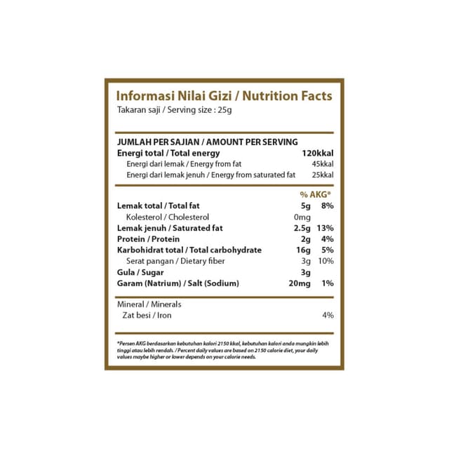 Hundred Seeds Granola Creations - арахисовое масло и шоколад, 60 г