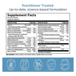Designs for Health Twice Daily Multimineral - Метилированный мультивитамин для женщин и мужчин - содержит B12 и фолат, витамины C, K, D, E (60 капсул)