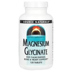 Source Naturals, Глицинат магния, 120 таблеток