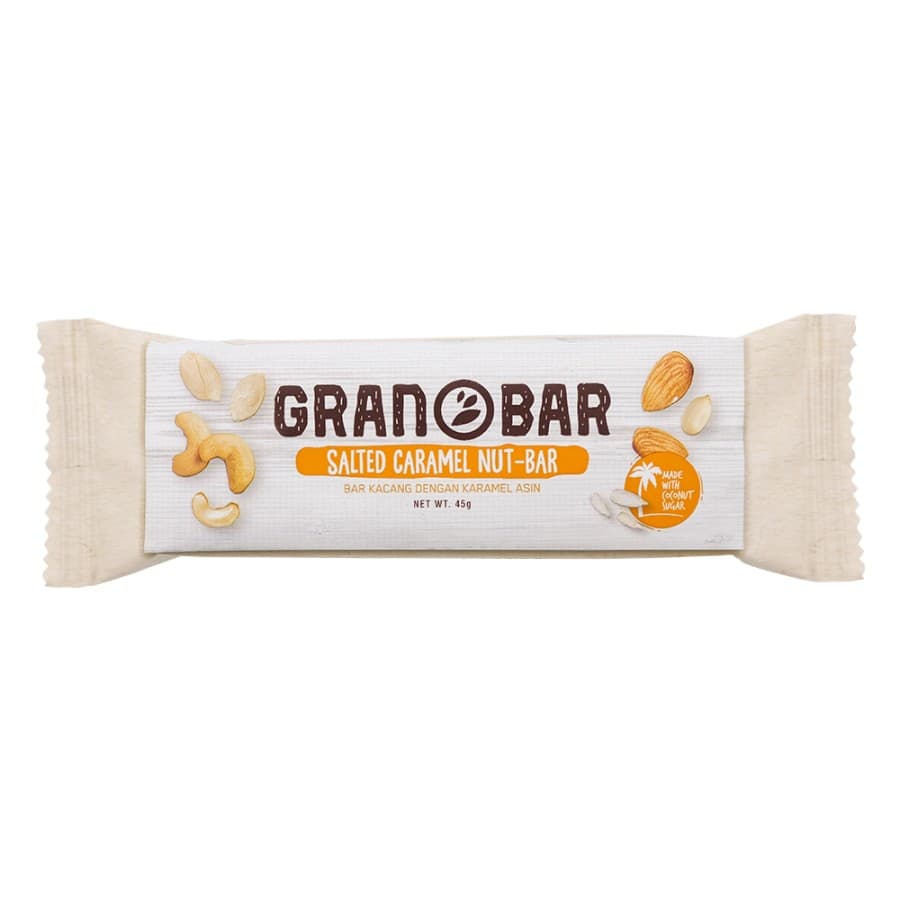 Hundred Seeds Granobar - Батончик гранолы, Соленая карамель с орехами