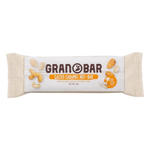 Hundred Seeds Granobar - Батончик гранолы, Соленая карамель с орехами