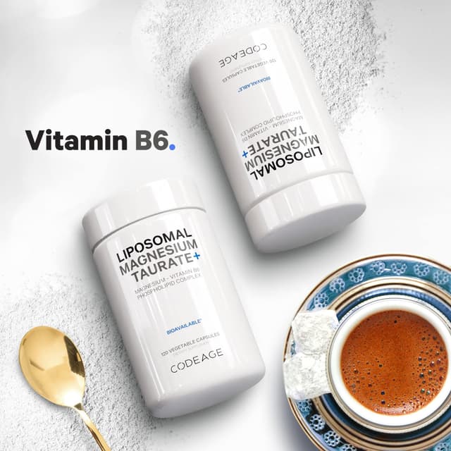 Codeage, липосомальный таурат магния+, 120 капсул