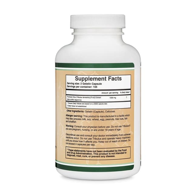 Double Wood - Tribulus Terrestris 1000 мг, 210 капсул