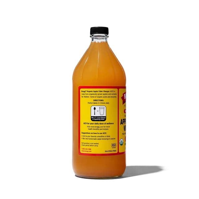 Bragg, органический яблочный уксус, нефильтрованный, Organic Apple Cider Vinegar, 946 мл