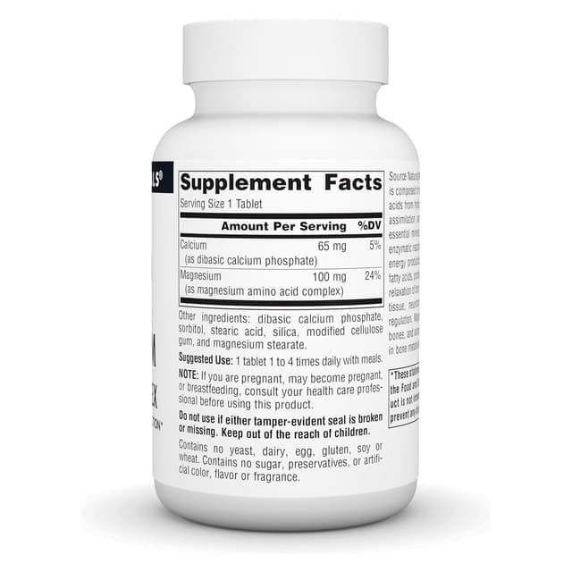 Source Naturals, комплекс хелата магния, 100 мг, 100 таблеток