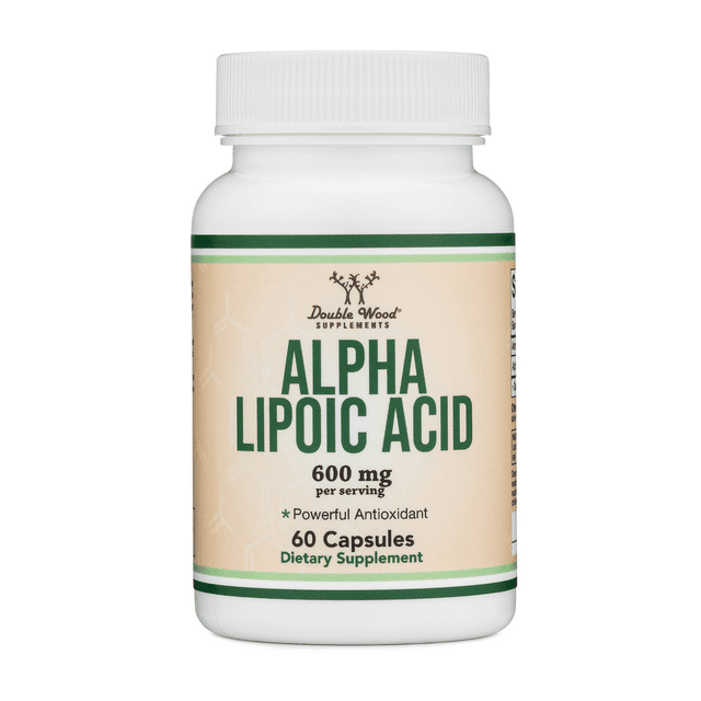 Double Wood - Alpha Lipoic Acid 600 мг, 60 капсул
