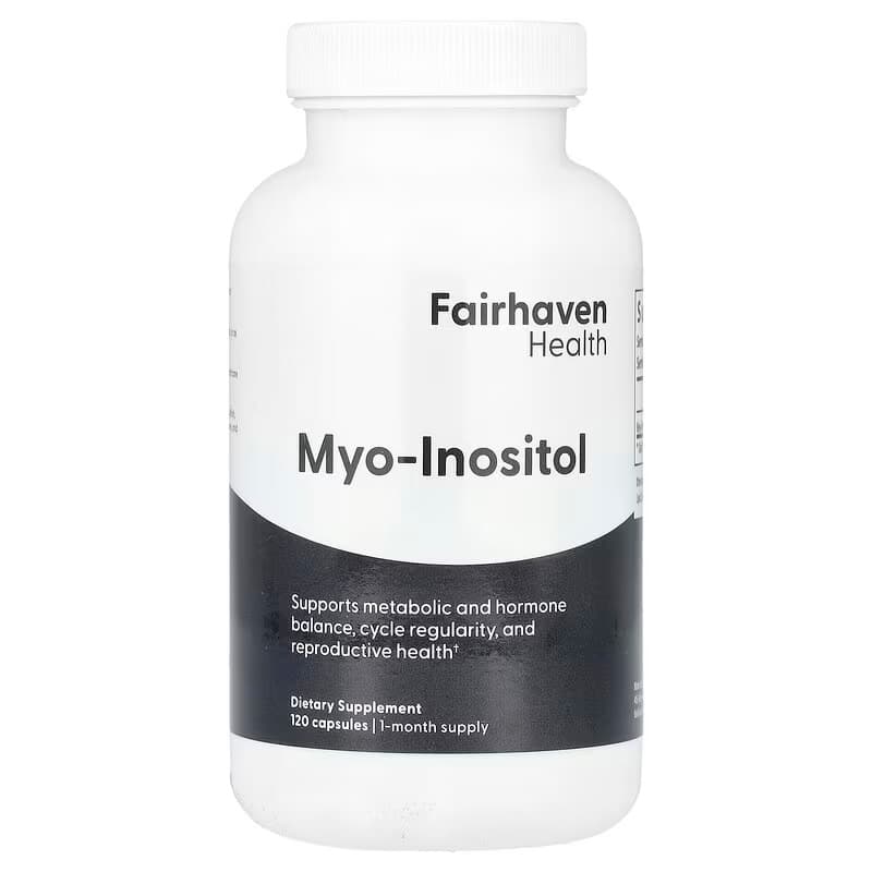Fairhaven Health, Мио-инозитол, для мужчин и женщин, 120 капсул