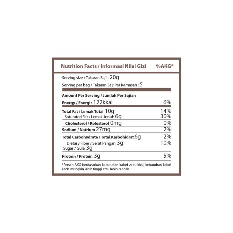 Hundred Seeds Coconut Clusters - Кокосовые стружки, со вкусом шоколада, 100 гр