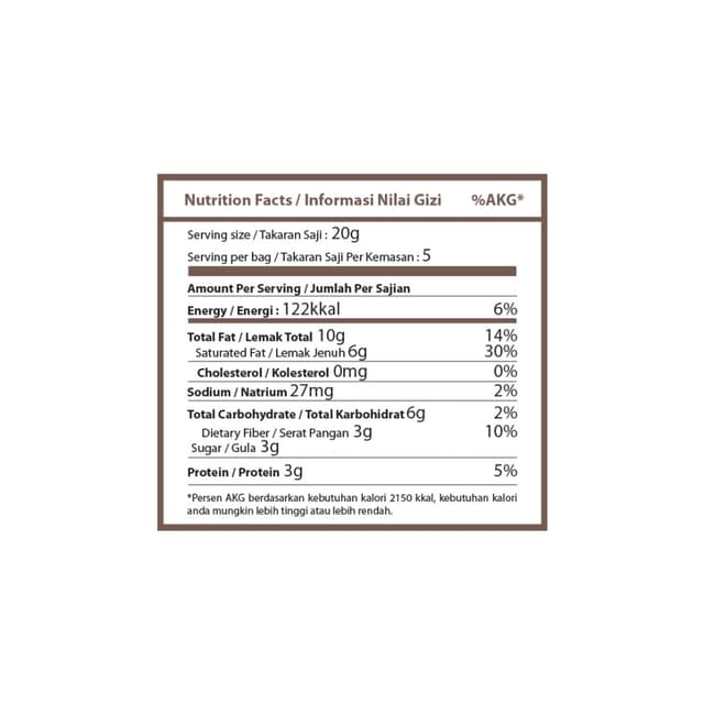 Hundred Seeds Coconut Clusters - Кокосовые стружки, со вкусом шоколада, 100 гр