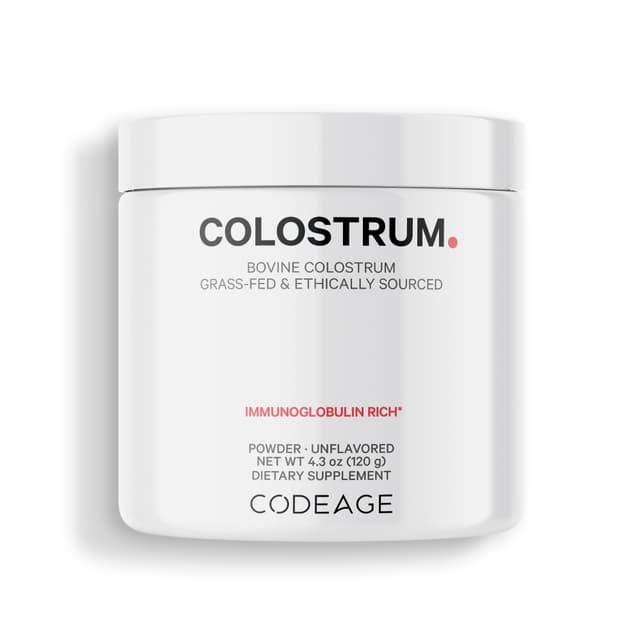 Codeage, Молозиво в порошке, без добавок, 120 г