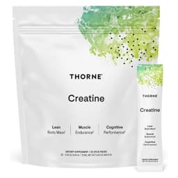 Thorne Research - Креатин - Моногидрат креатина, аминокислотный порошок - Поддержка мышц, клеточной энергии и когнитивных функций, 5.45 унций - 30 порций