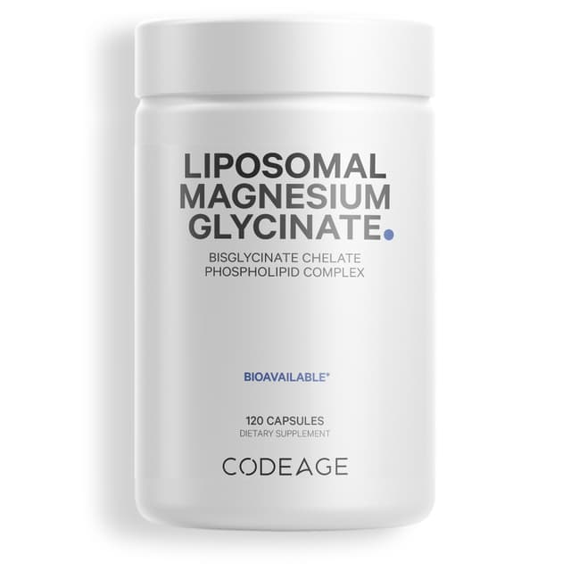 Codeage, липосомальный глицинат магния, 120 капсул