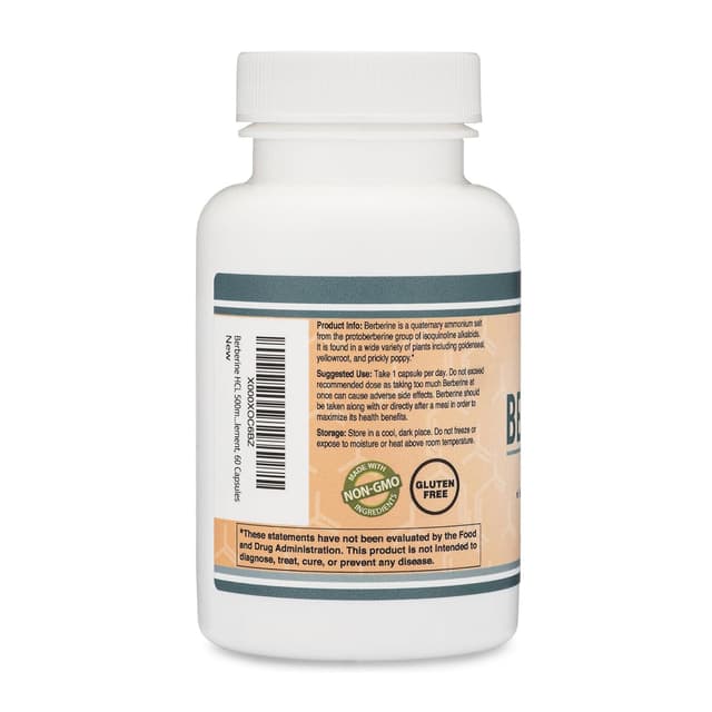 Double Wood - Берберин 500 мг, 60 капсул