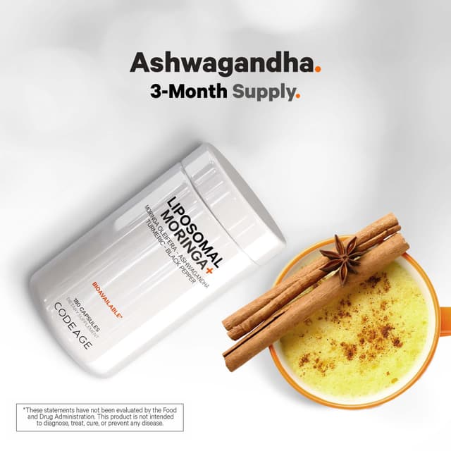 Codeage, липосомальная моринга+, 180 капсул