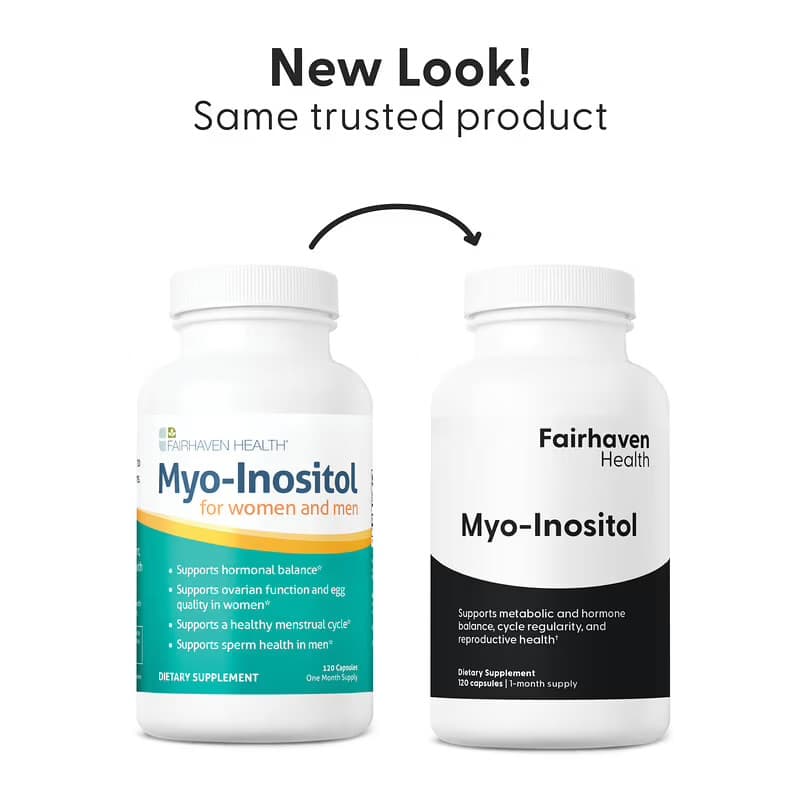 Fairhaven Health, Мио-инозитол, для мужчин и женщин, 120 капсул