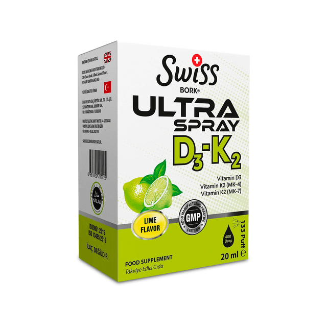 Swiss Bork - Ультра Спрей D3-K2, 1000 IU 20 мл